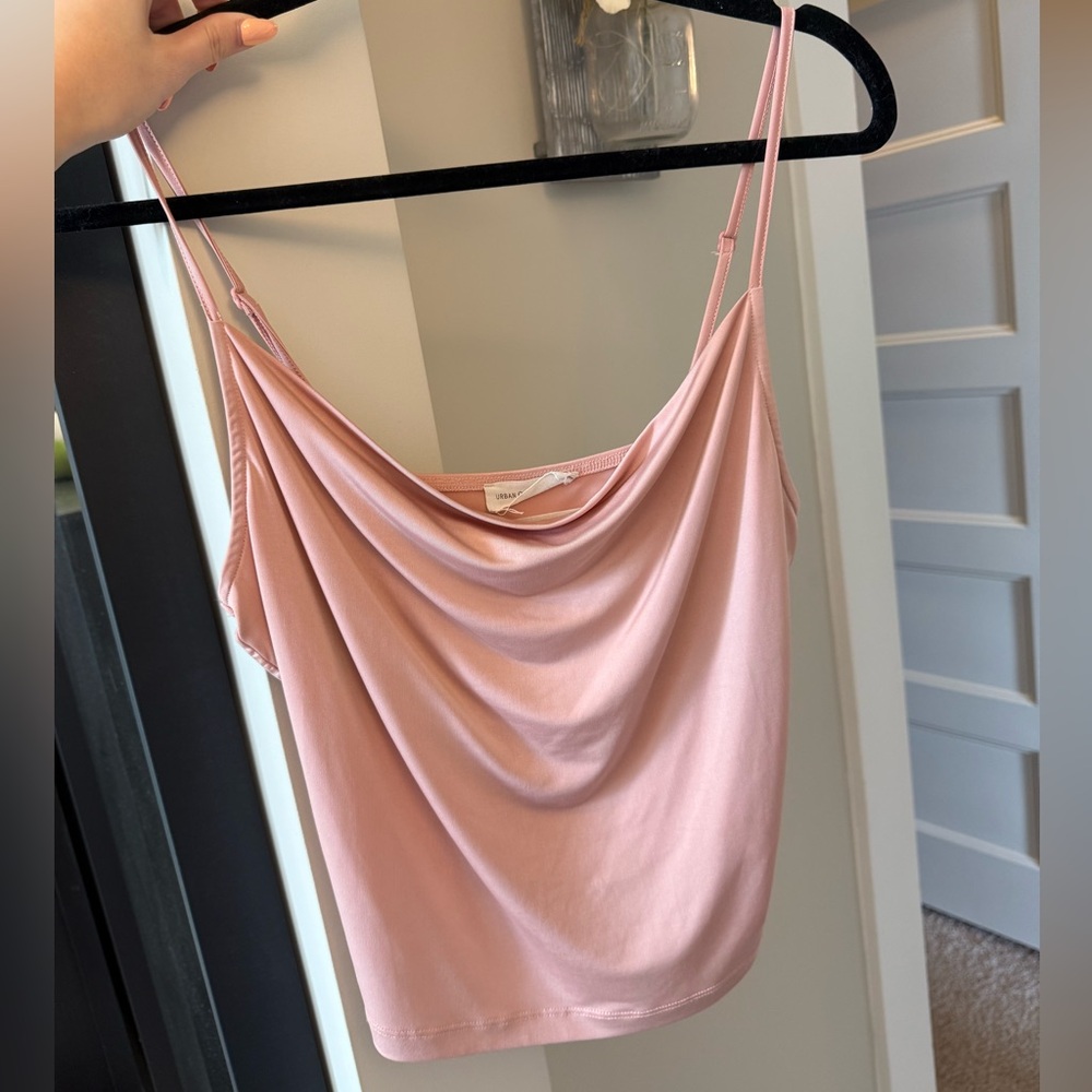 Pink Satin Top